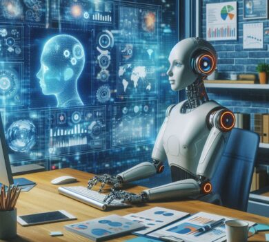 Robot-analytik v kancelári