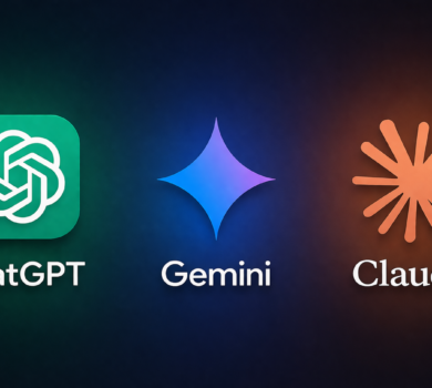 Porovnanie najlepších AI nástrojov ChatGPT, Gemini a Claude na jednom obrázku