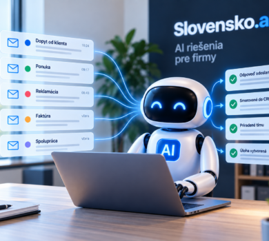 E-mailový AI agent pre firmy na automatizáciu spracovania e-mailov