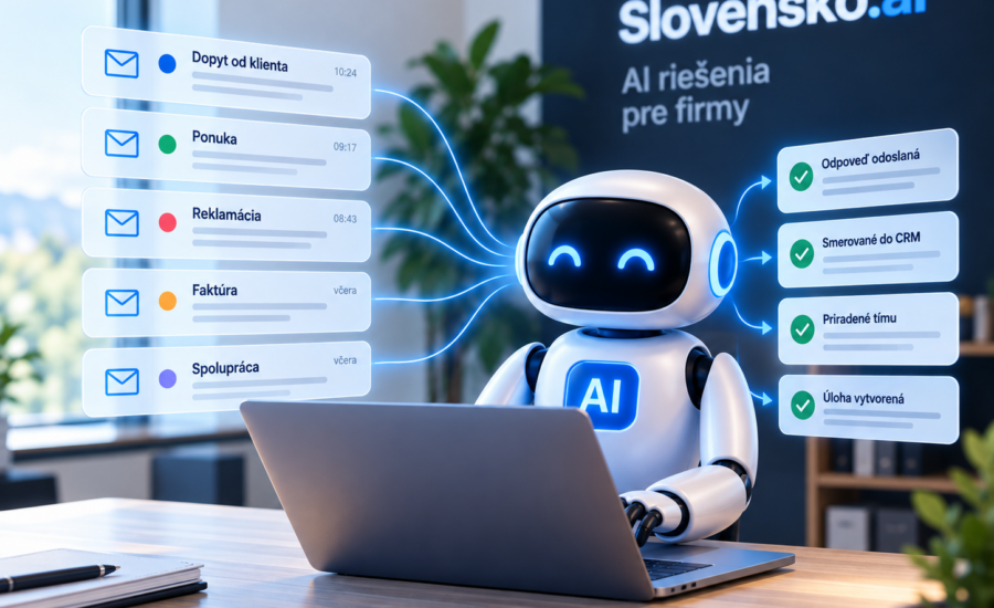 E-mailový AI agent pre firmy na automatizáciu spracovania e-mailov