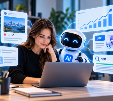AI v marketingu pri tvorbe obsahu, SEO a reklamných kampaní